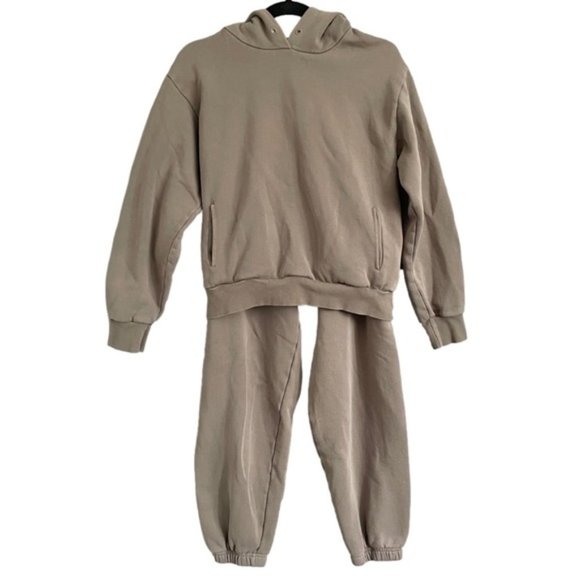 Aritzia Gd Modern Taupe Super World™ The Super™ Fleece Sweatsuit Set - S - Picture 3 of 14